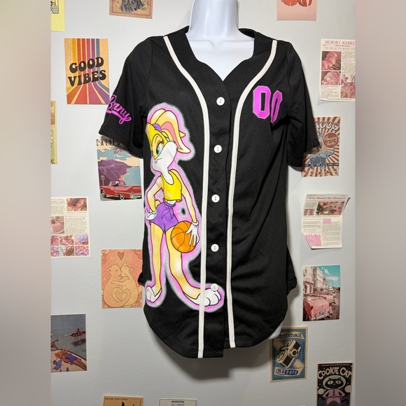 Warner Bros. Tops - Warner Bros. Black and White Tuney Tunes Logo Apparel Piece
